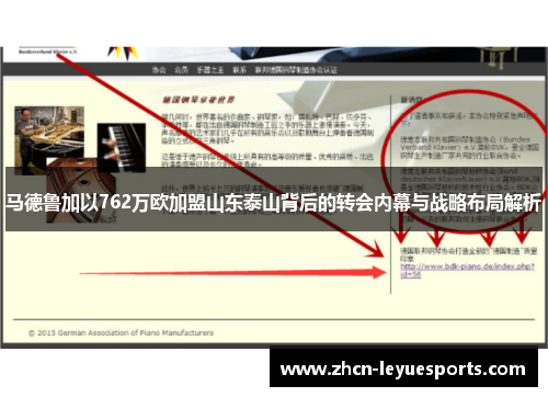 马德鲁加以762万欧加盟山东泰山背后的转会内幕与战略布局解析 马德鲁加以762万欧加盟山东泰山背后的转会内幕与战略布局解析